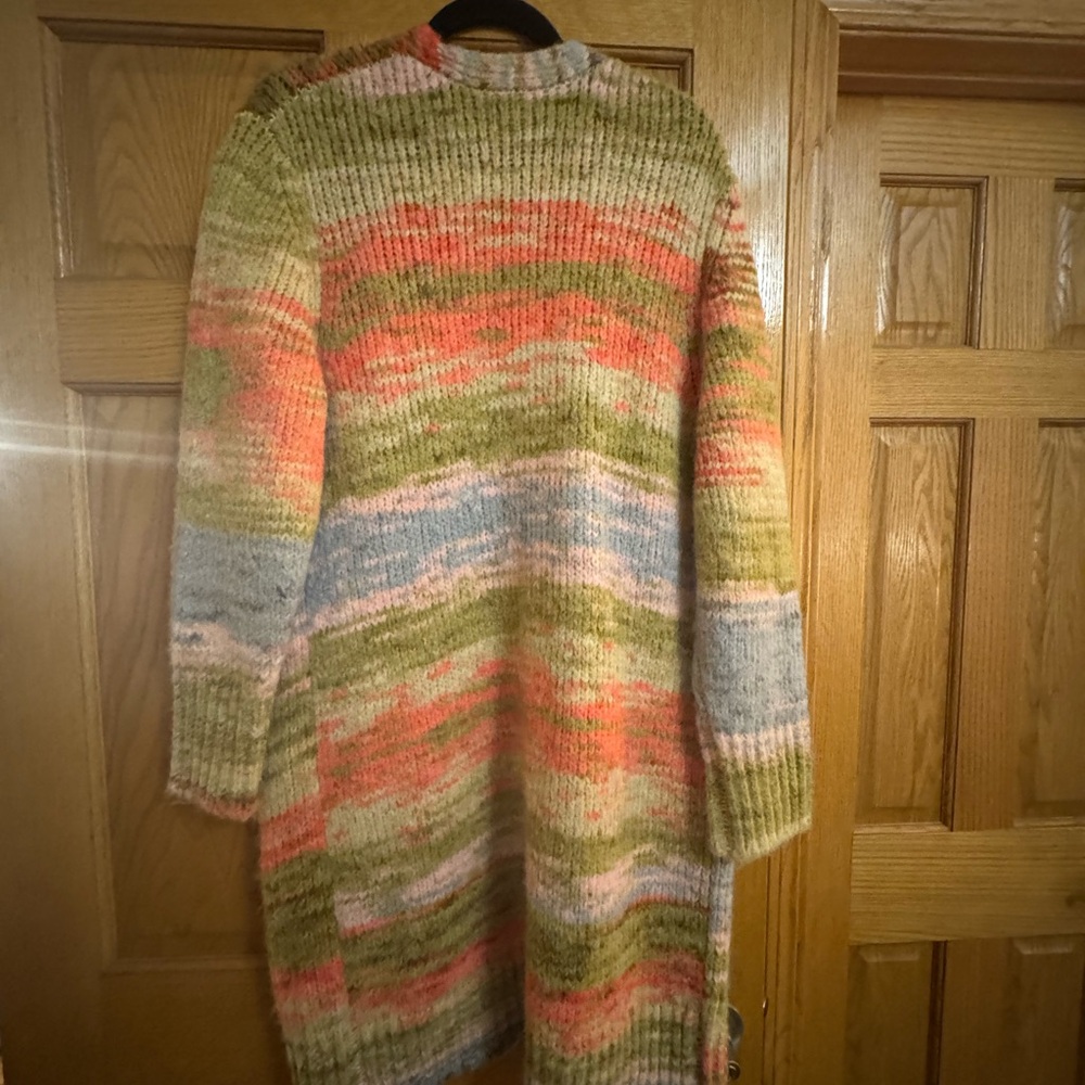1. State Multicolor Open-Front Cardigan - Picture 2 of 3